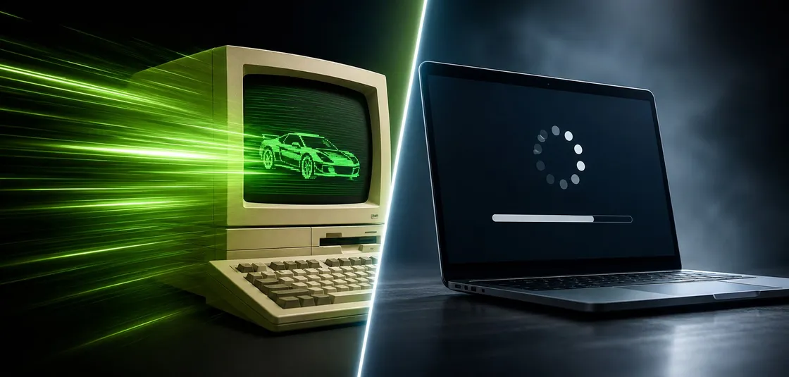 Perché il software di una volta era così veloce rispetto a oggi