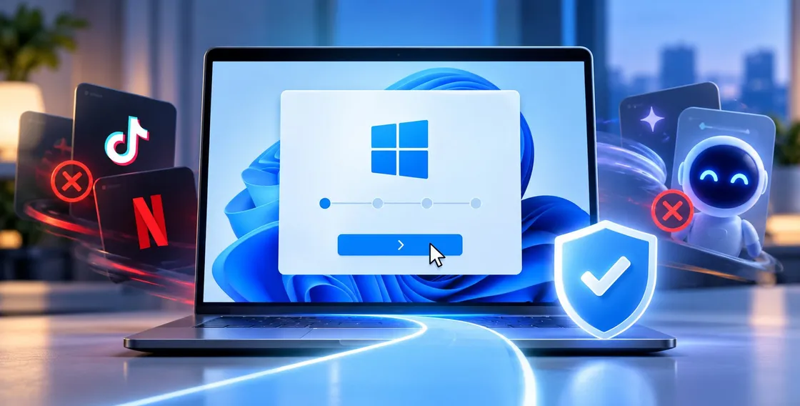 Windows 11 cambia il setup: come evitare TikTok, Netflix e Assisted Setup