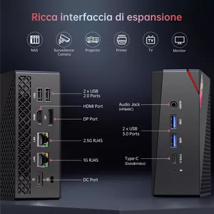 Mini PC AM06PRO - Porte