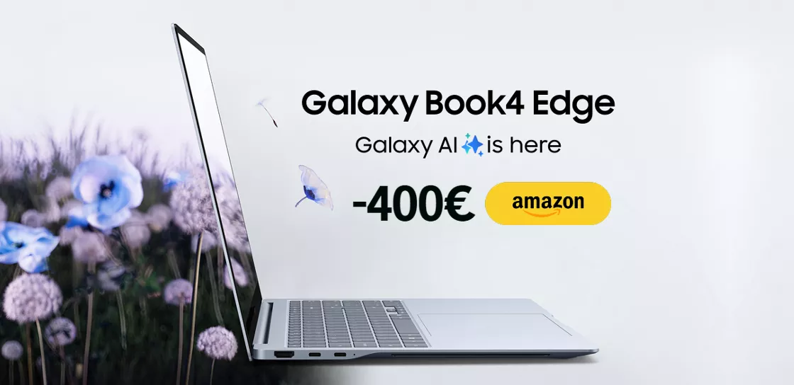 Samsung Galaxy Book4 Edge con AI: preordine con sconto di 400€