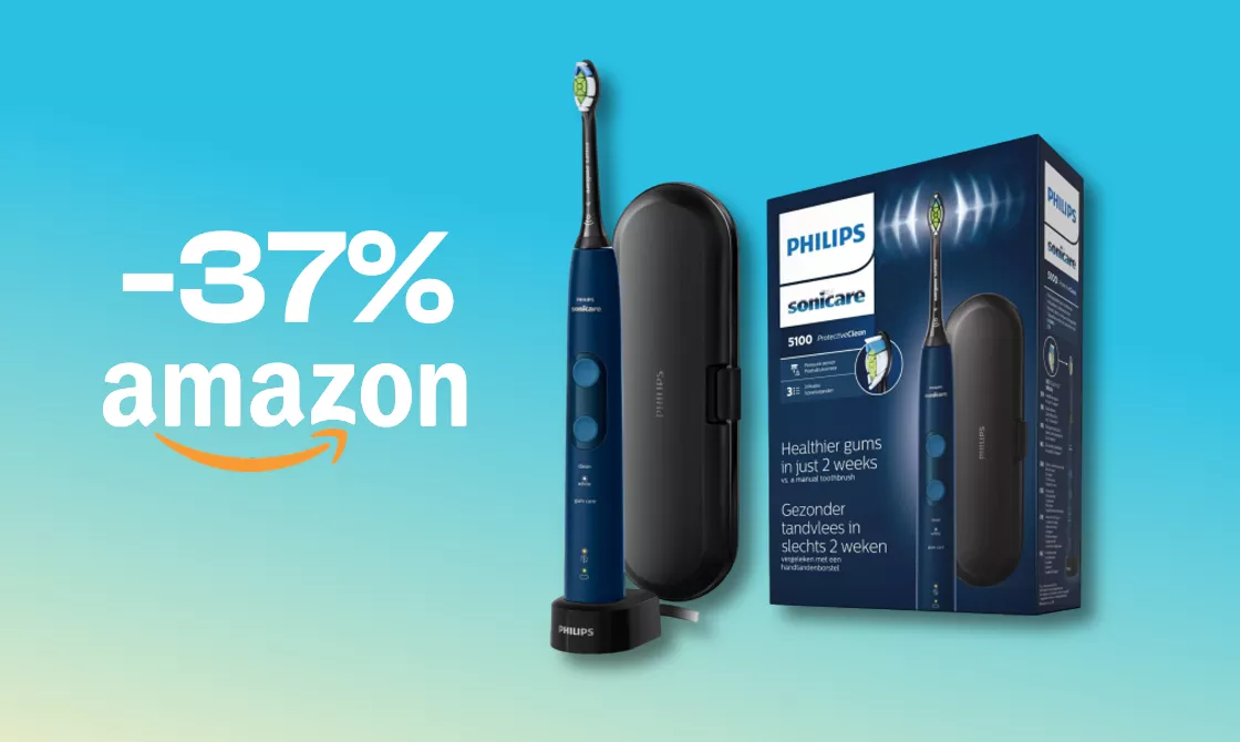 Lo spazzolino elettronico Philips Sonicare è SCONTATO di oltre 50€