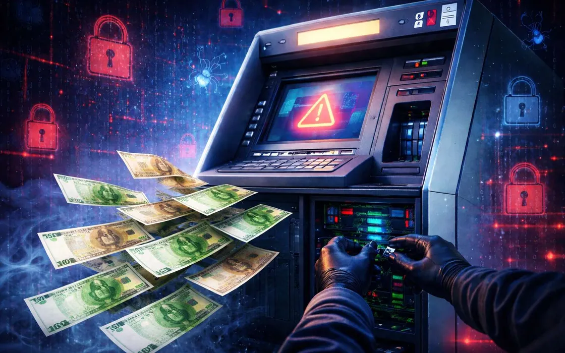 Bancomat sotto attacco: come funziona il malware che fa sputare contanti agli ATM