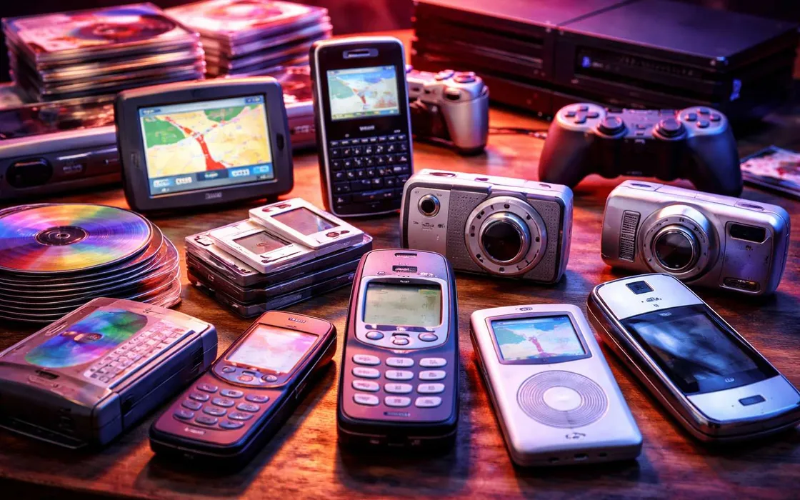50 oggetti tecnologici di lusso degli anni 2000 che oggi la gente butta via: dagli iPod al TomTom