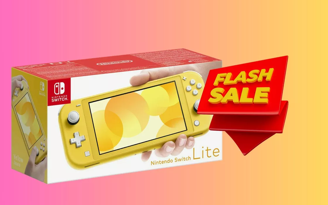 Nintendo Switch Lite a meno di 180€ è perfetta come regalo di Natale