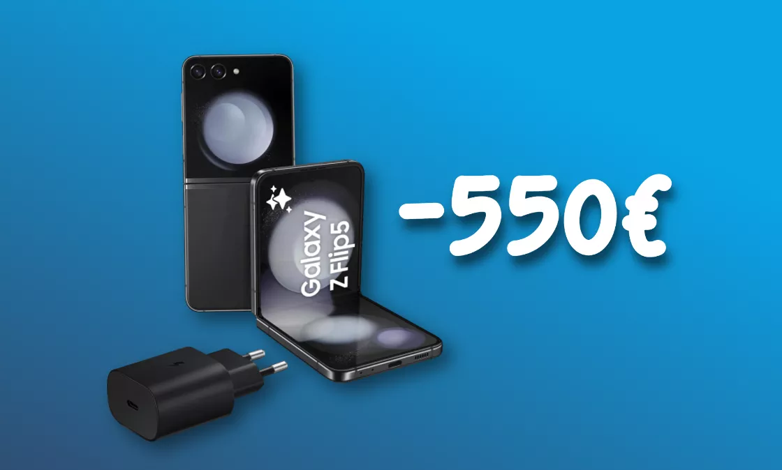 Samsung Galaxy Z Flip5: sconto PAZZESCO di 550€ su Amazon!