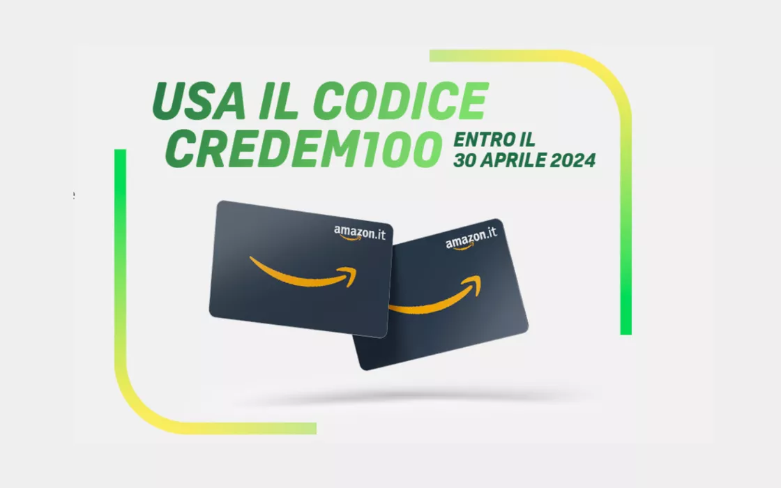 Con Credem Link ottieni fino a 100 Euro in buoni Amazon