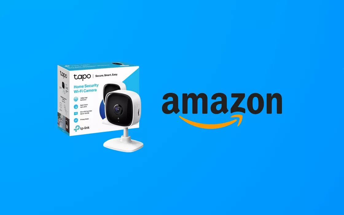 Telecamera TP-Link Tapo C100 in Full HD a soli 19 € su Amazon