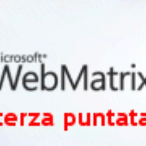 WebMatrix: aggiungere delle informazioni all'interno di un database