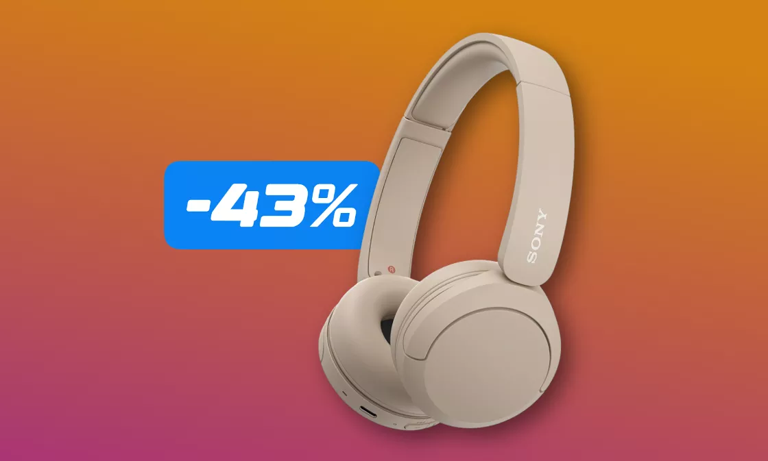 Le cuffie Bluetooth di Sony hanno un suono ECCELLENTE (-43%)