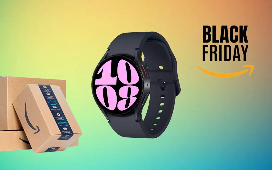 Samsung Galaxy Watch6, sconto da 120 € su Amazon per il Black Friday