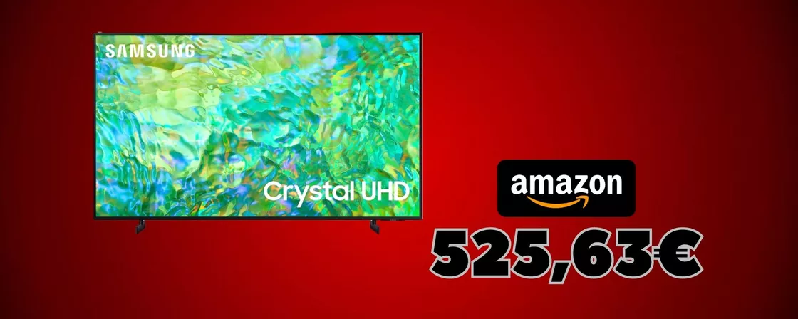 Smart TV 4K Samsung da 50 pollici con Alexa, offertissima su Amazon