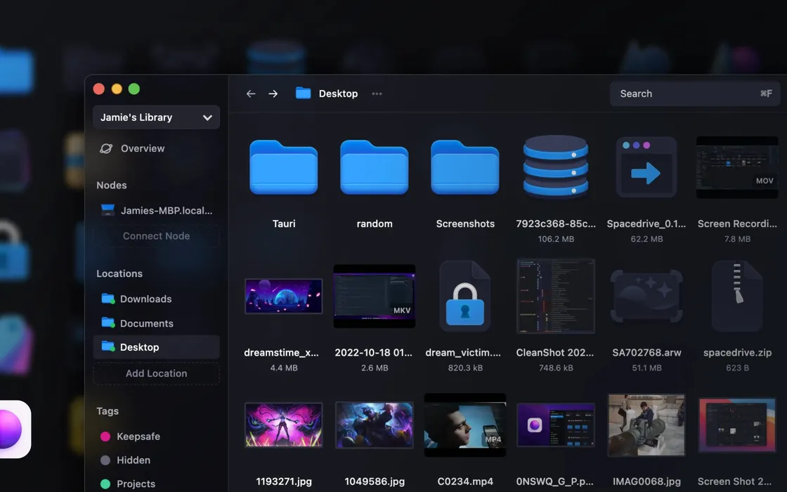 Spacedrive, file manager VDFS per gestire tutti i servizi cloud