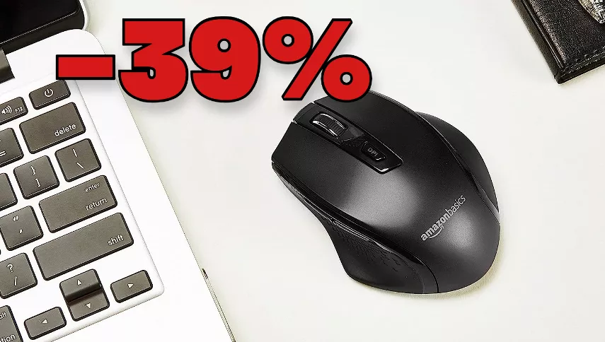 Il mouse wireless Amazon Basics costa MENO di 10€ con lo sconto del 39%