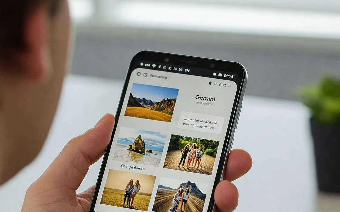 Gemini e Google Foto ora lavorano insieme ed è una grande notizia