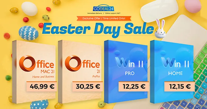 Migliore offerta di Pasqua: acquista la licenza Office 2021 Pro a soli 30€ e Windows 11 Pro a 12€