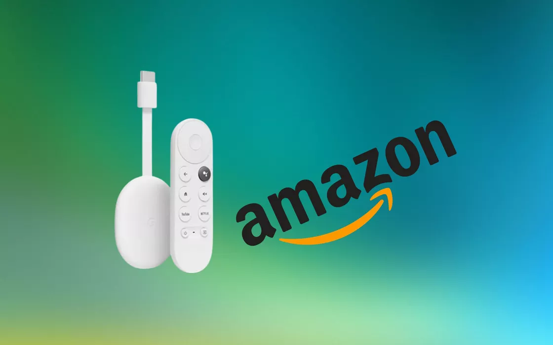 Chromecast 4K con Google TV in offerta su Amazon: questo weekend a un PREZZO TOP