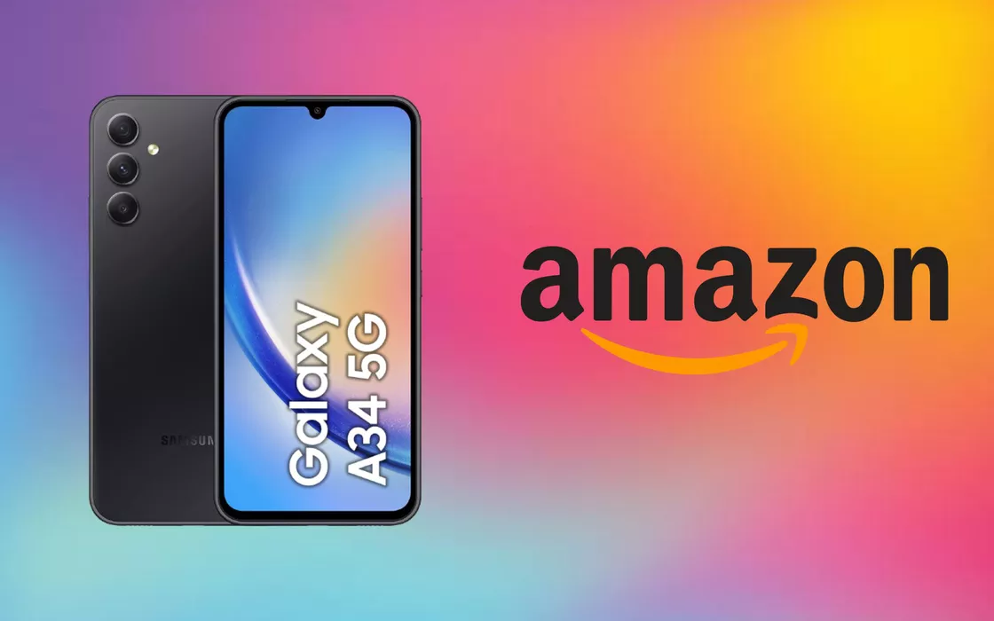 Il Galaxy A34 5G di Samsung costa il 37% in meno su Amazon
