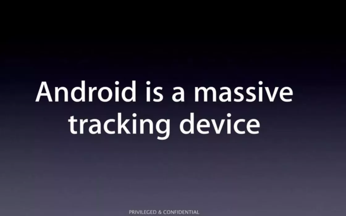 Apple considera Android un gigantesco dispositivo di localizzazione