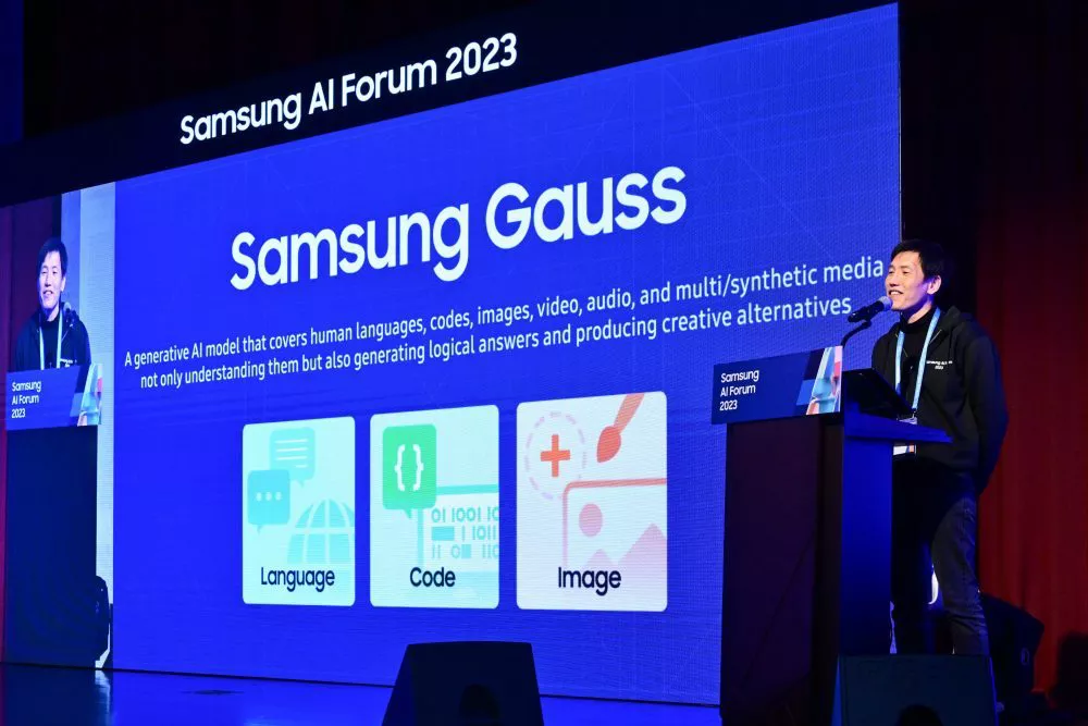 Samsung Gauss, modello generativo per creare testi, codice e immagini