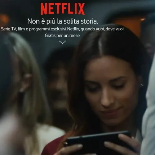 Vodafone attiva Netflix con il credito telefonico