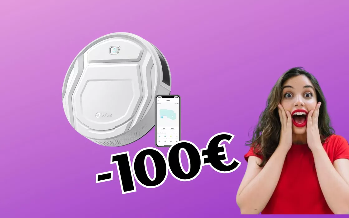 Il robot che PULISCE tutta casa è in sconto con COUPON da 100€