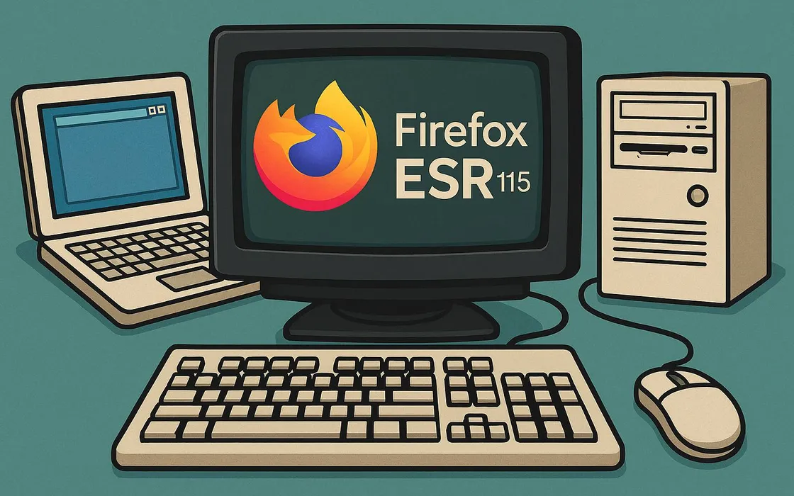 Mozilla estende il supporto di Firefox ESR 115 su vecchi sistemi operativi fino a marzo 2026
