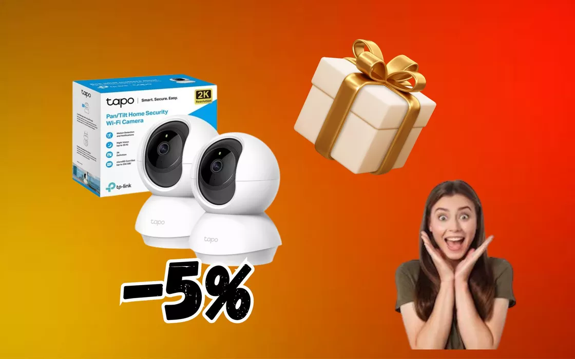 2 telecamere con risoluzione 2K REGALATE su Amazon a prezzo assurdo