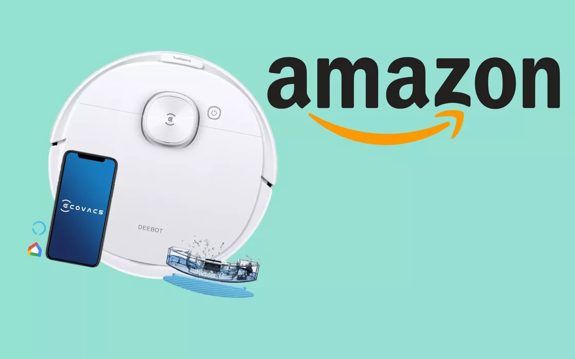 Robot aspirapolvere Ecovacs con 150 euro di sconto su Amazon