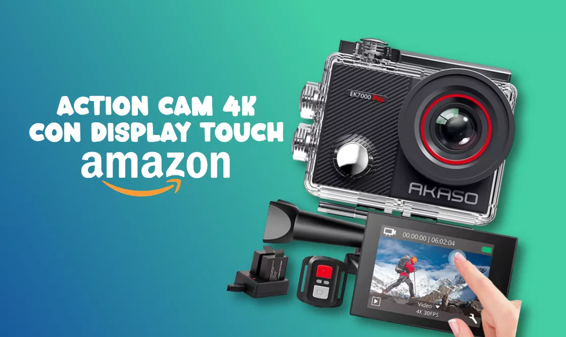 Registra TUTTO con questa Action Cam 4K ora in offerta su Amazon