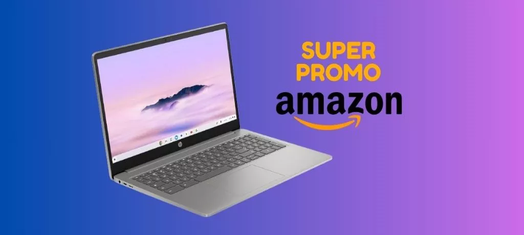 Portatile HP Chromebook Plus ti costa 130 euro IN MENO su Amazon!