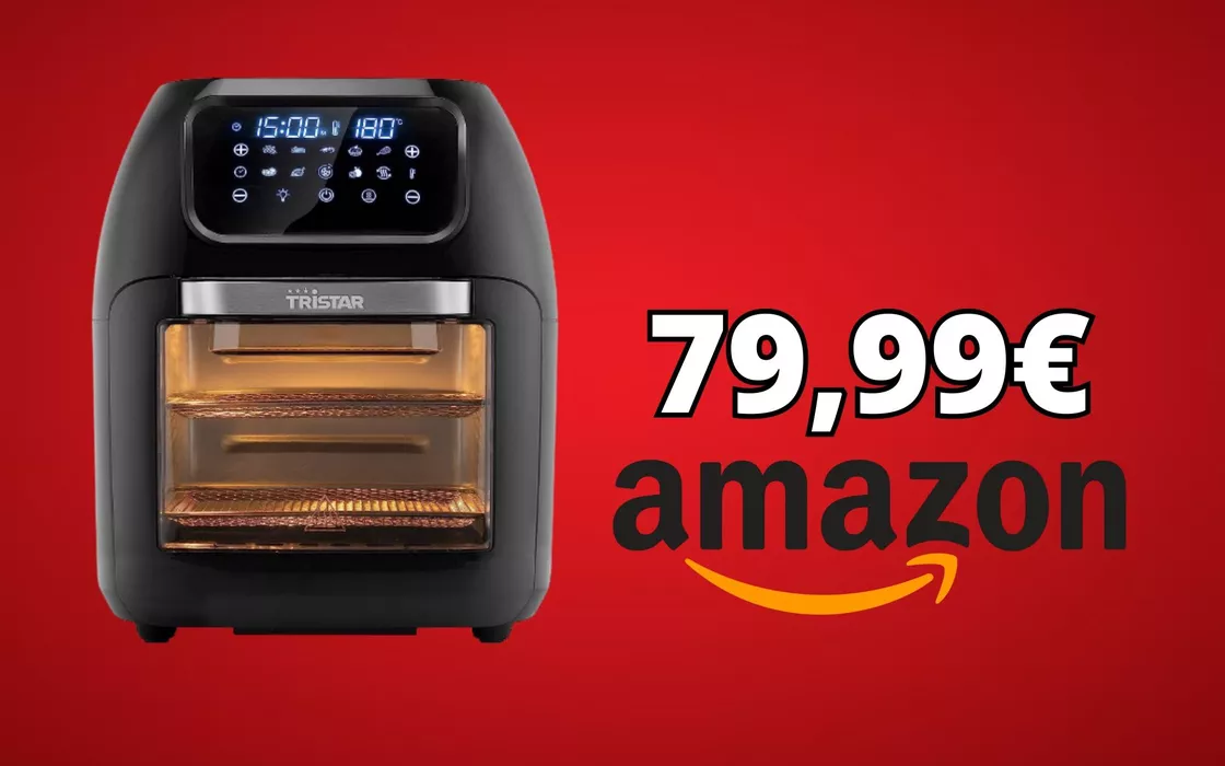 Friggitrice da ben 10 litri al prezzo incredibile di 79 euro su Amazon