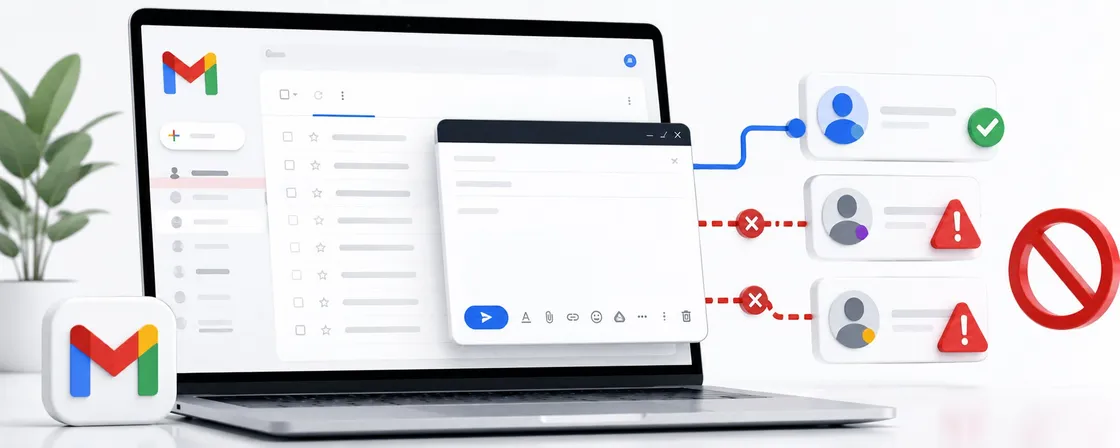 Gmail elimina l'invio da indirizzi esterni a partire da gennaio 2027