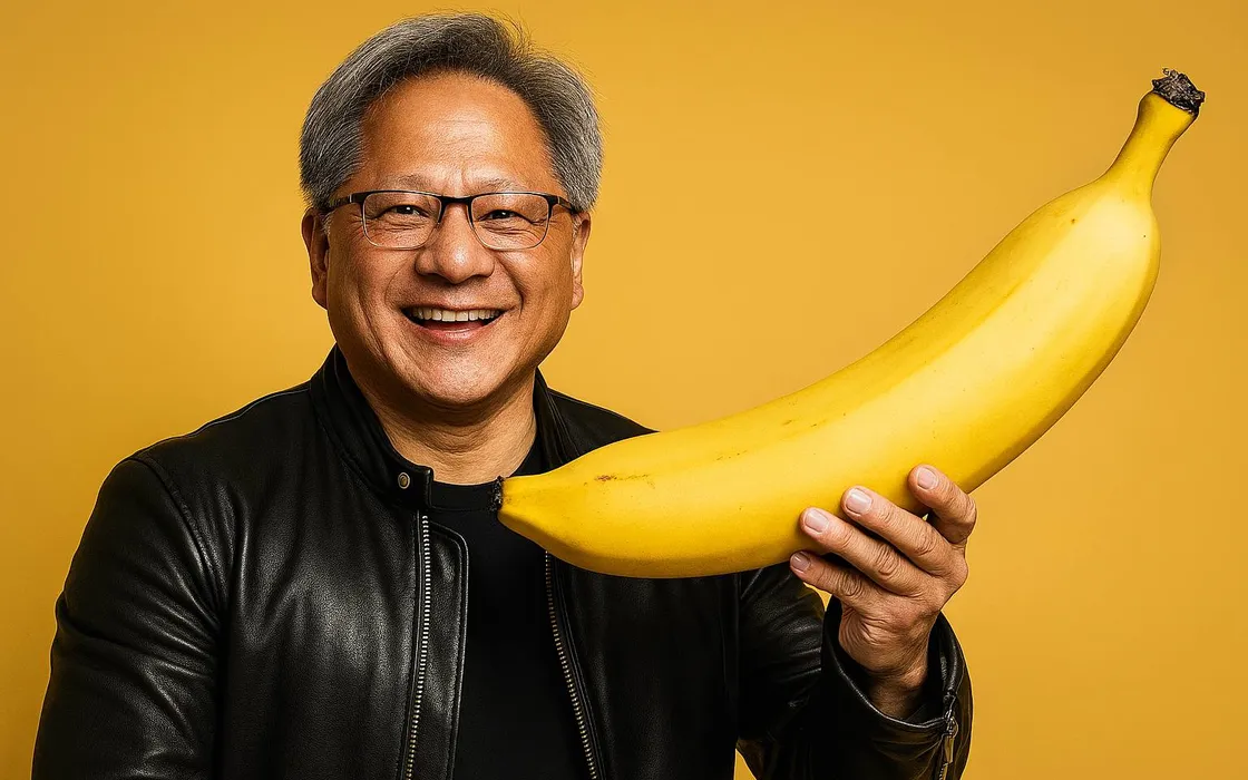 Jensen Huang (NVIDIA) pazzo di Nano Banana: l’AI che cambia l’editing di immagini