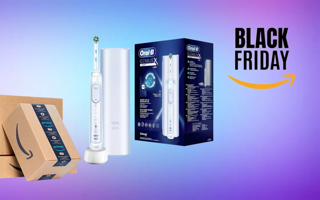 Oral-B Genius X, lo spazzolino elettrico in promo Black Friday (-33%)
