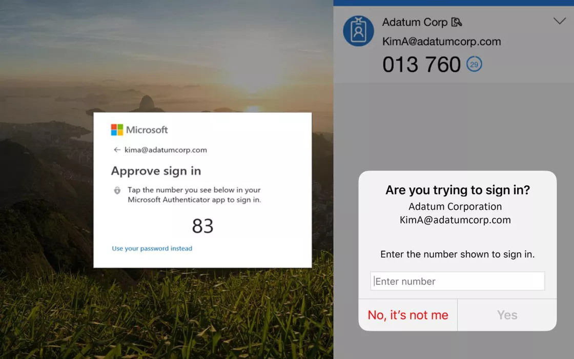 Microsoft attiva il number matching nella sua app Authenticator: cos'è e come funziona