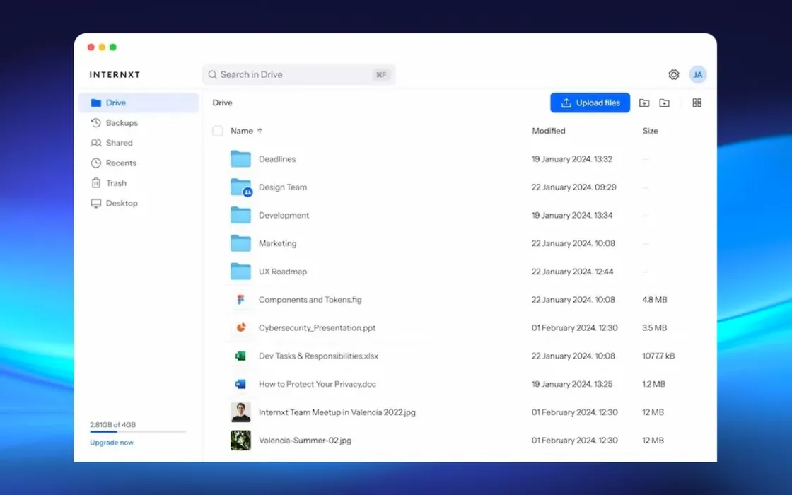 Il Cloud Storage di Internxt è in offerta: sconti fino all'85% su piani annuali o a vita
