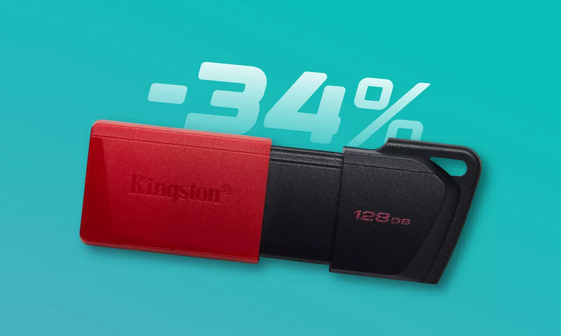 La pendrive Kingston da 128GB è un AFFARE: solo 10€ su Amazon