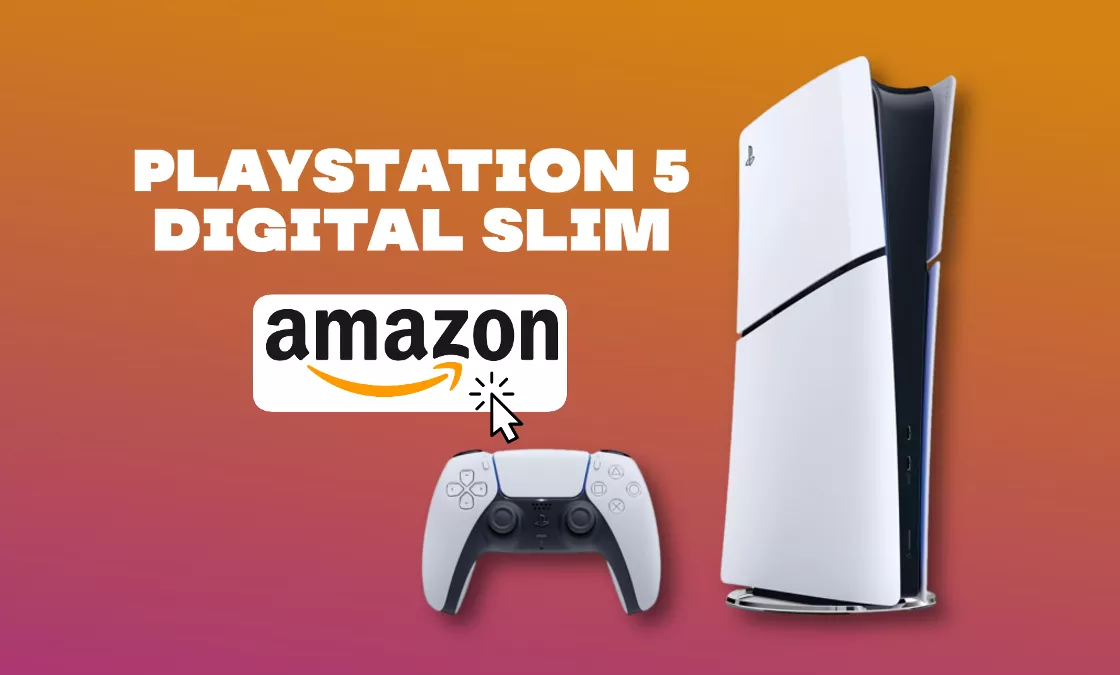 PlayStation 5 Slim Digital è di nuovo disponibile su Amazon: è il momento di farla tua