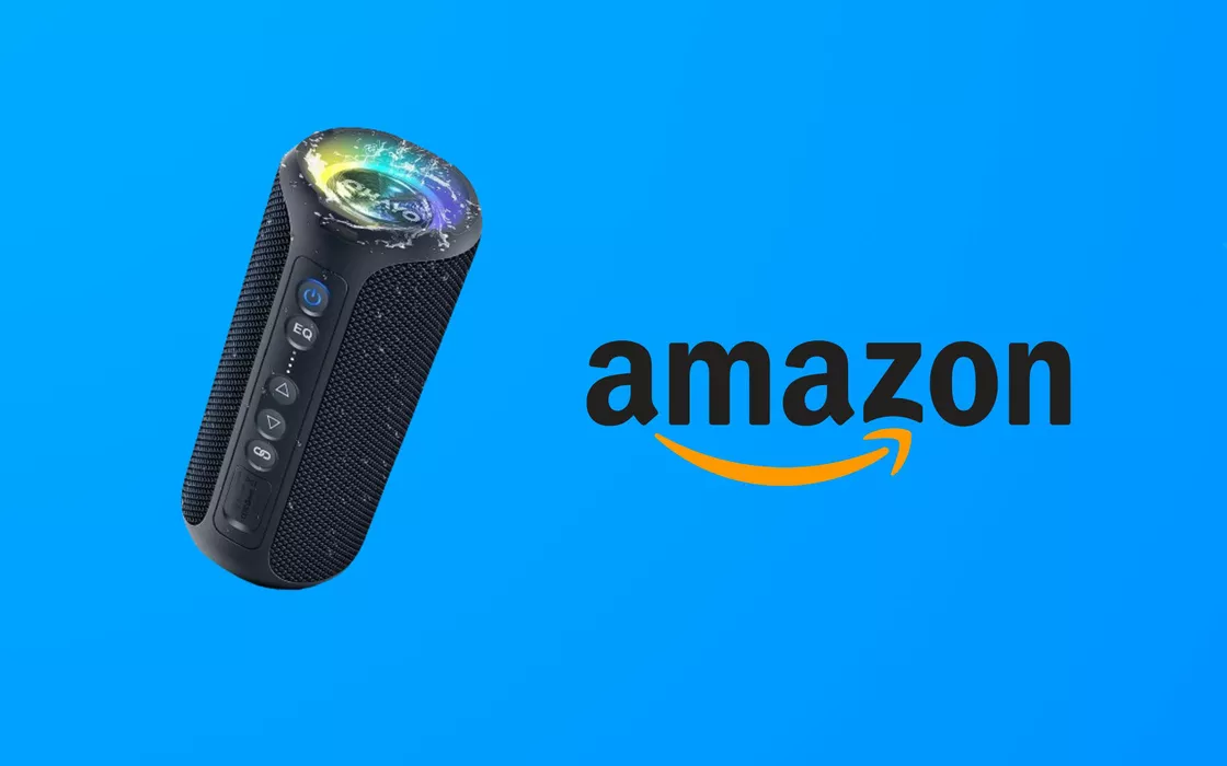 Cassa Bluetooth da 40W in sconto su Amazon con COUPON da 9 €