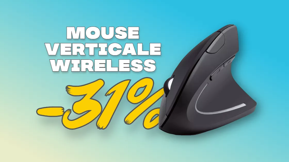 Mouse verticale wireless: RISPARMIA e metti fine ai dolori al polso