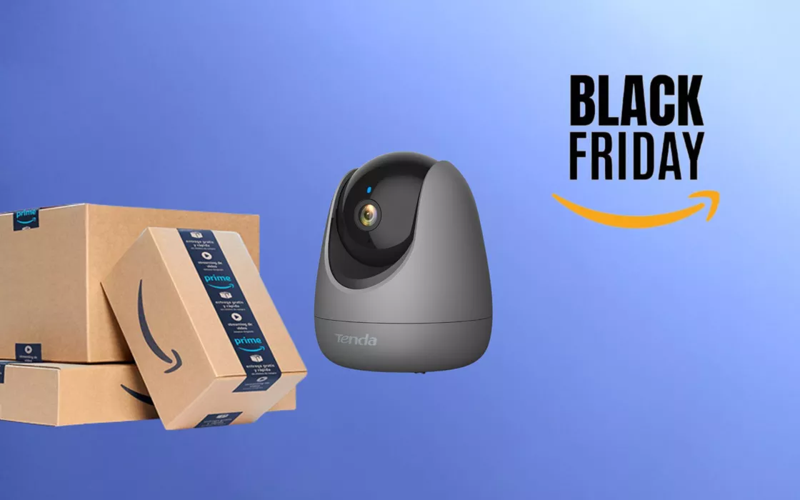 Telecamera Tenda FHD a 360° con Alexa, supr promo Black Friday