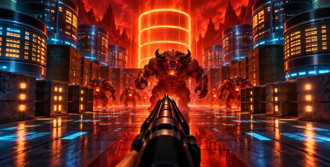 Doom gira dentro un database SQL: ecco come è stato possibile