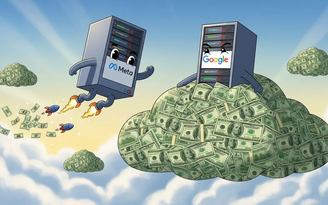 Intelligenza artificiale: accordo monstre tra Meta e Google Cloud