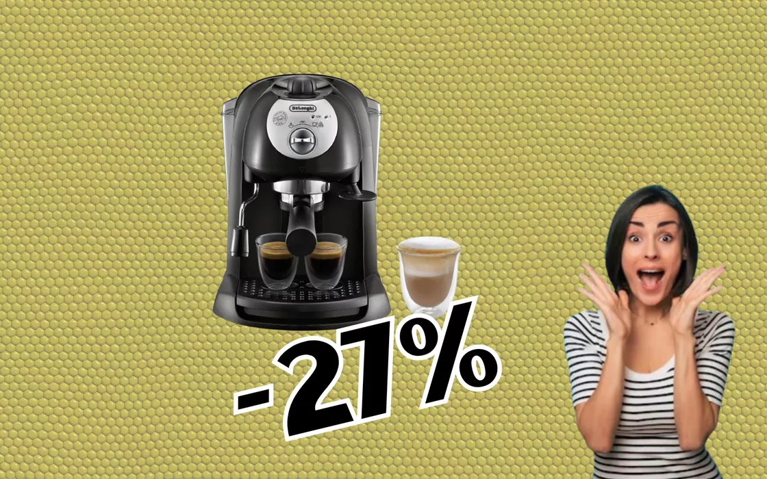 Il tuo caffè diventa ECCEZIONALE con questa macchina De'Longhi in SCONTO