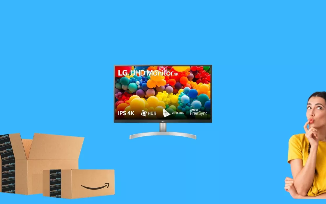 Prime Day 2024: monitor LG da 27 pollici HDR 10 REGALATO su Amazon