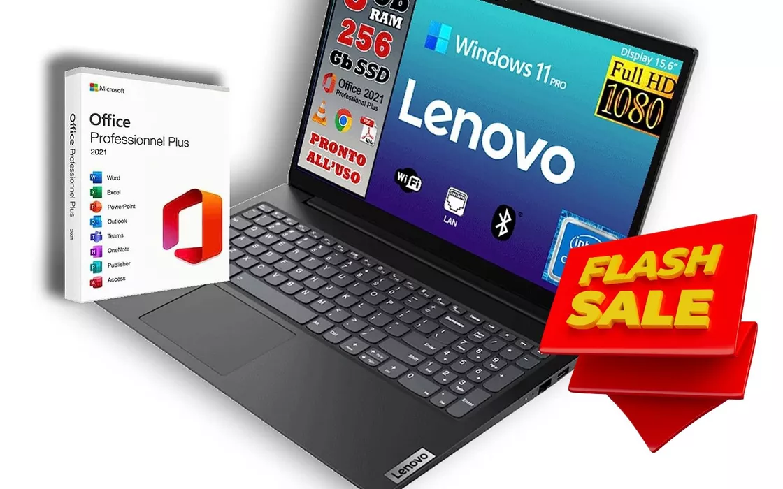 Notebook Lenovo versatile in offerta su Amazon a 297 euro