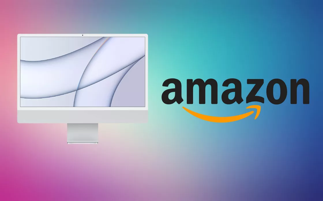 iMac 2021 con M1 su Amazon con 200 euro di sconto oggi