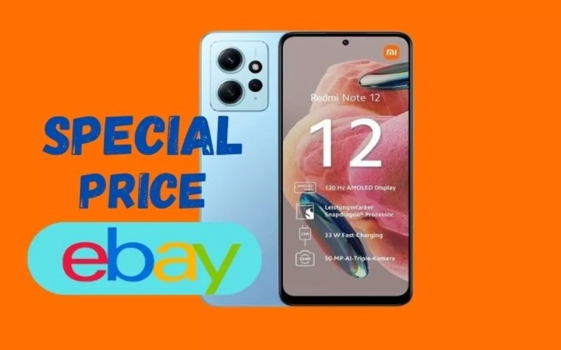 Xiaomi Redmi Note 12: ORA SCONTATISSIMO su eBay (-37%)