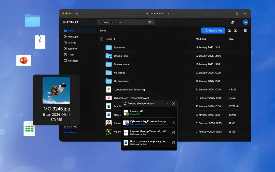 Internxt Privacy Suite: Cloud, VPN e Antivirus crollano dell'85% (Promo Natale)