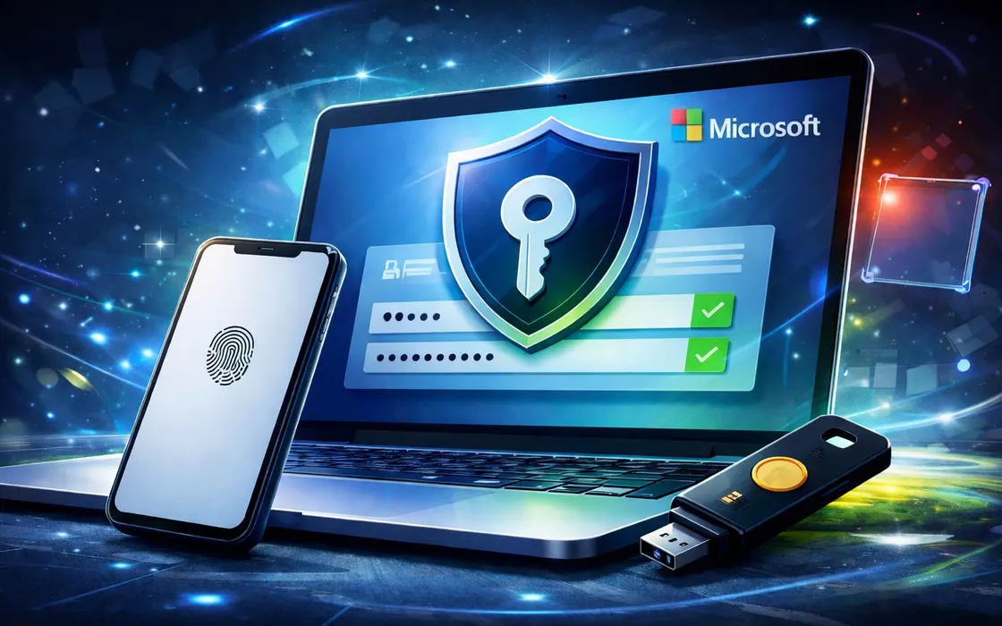 Microsoft porta accessi anti-phishing su Windows con le passkey